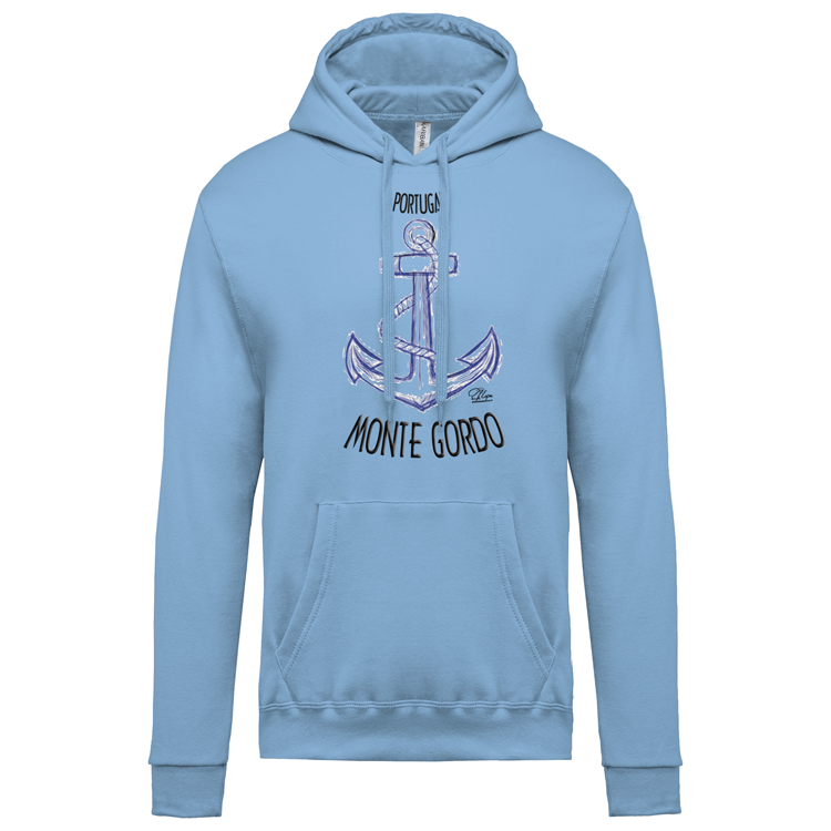 Sweatshirt Kariban com Capuz Âncora Monte Gordo