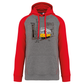 Sweatshirt Bicolor com capuz Eléctrico 4