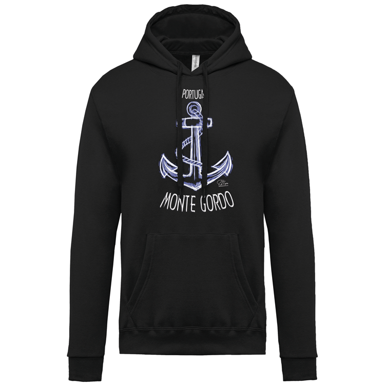 Sweatshirt Kariban com Capuz Âncora Monte Gordo