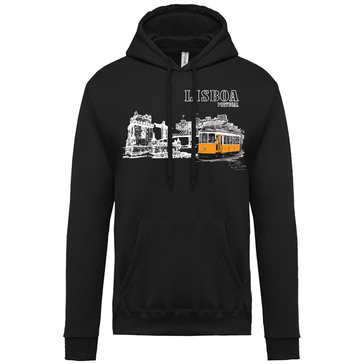 Sweatshirt Kariban com Capuz Monumentos Lx