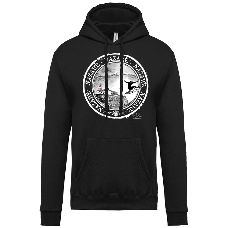 Sweatshirt Kariban com Capuz Selo Nazaré