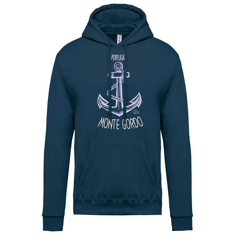 Sweatshirt Kariban com Capuz Âncora Monte Gordo
