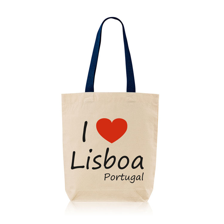 Saco de Asa Colorida I Love Lisboa