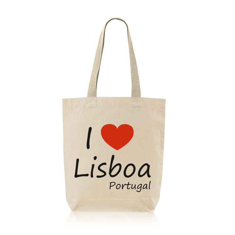 Saco de Asa Colorida I Love Lisboa
