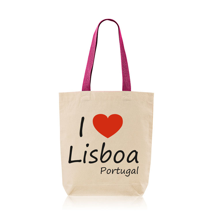 Saco de Asa Colorida I Love Lisboa