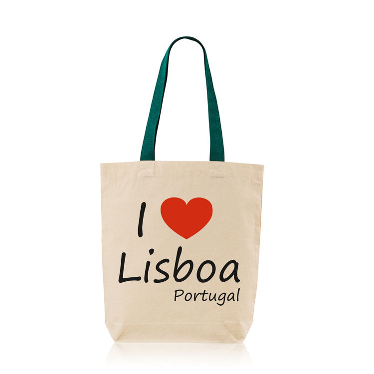 Saco de Asa Colorida I Love Lisboa