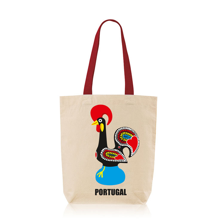 Saco de Asa Colorida Galo Barcelos