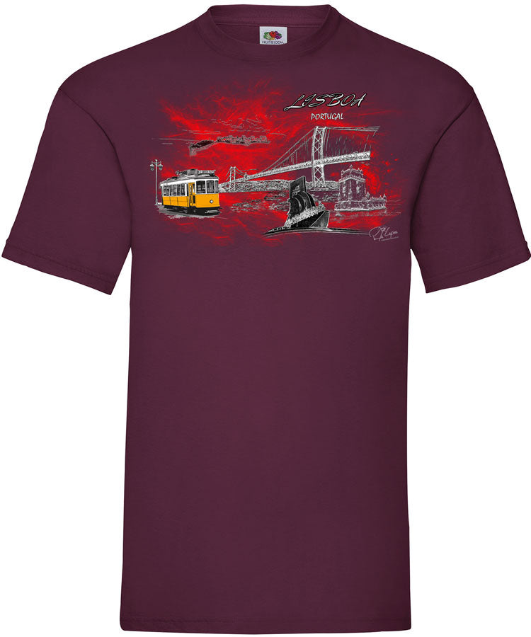 T-shirt Lisboa em Chamas