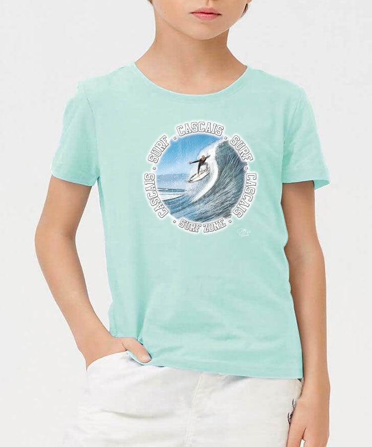 T-shirt Kids Surf Zone Cascais