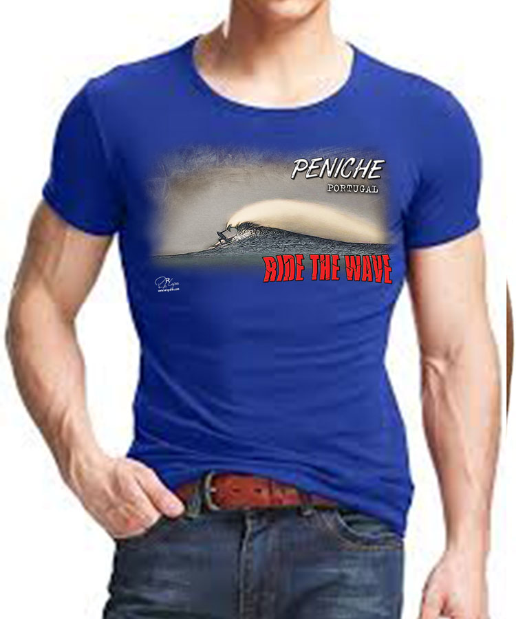 T-shirt Ride the Wave Peniche