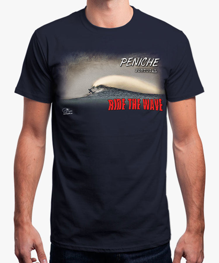 T-shirt Ride the Wave Peniche