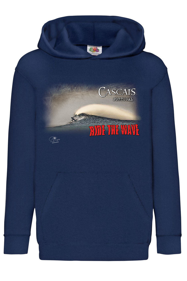Sweatshirt Kids Ride the Wave Cascais