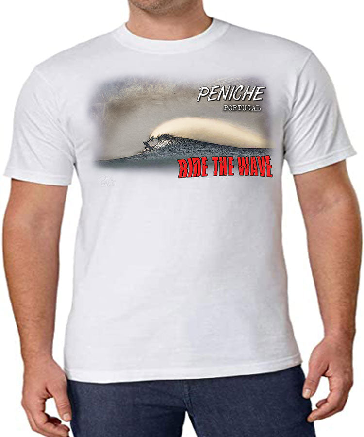 T-shirt Ride the Wave Peniche
