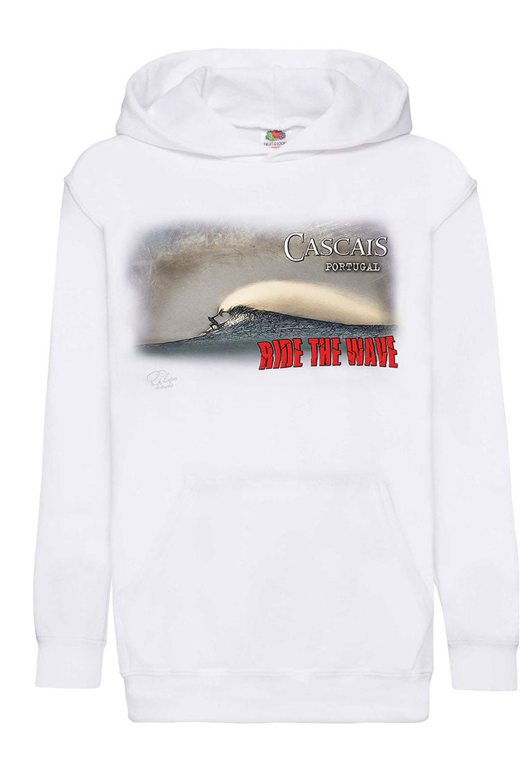 Sweatshirt Kids Ride the Wave Cascais
