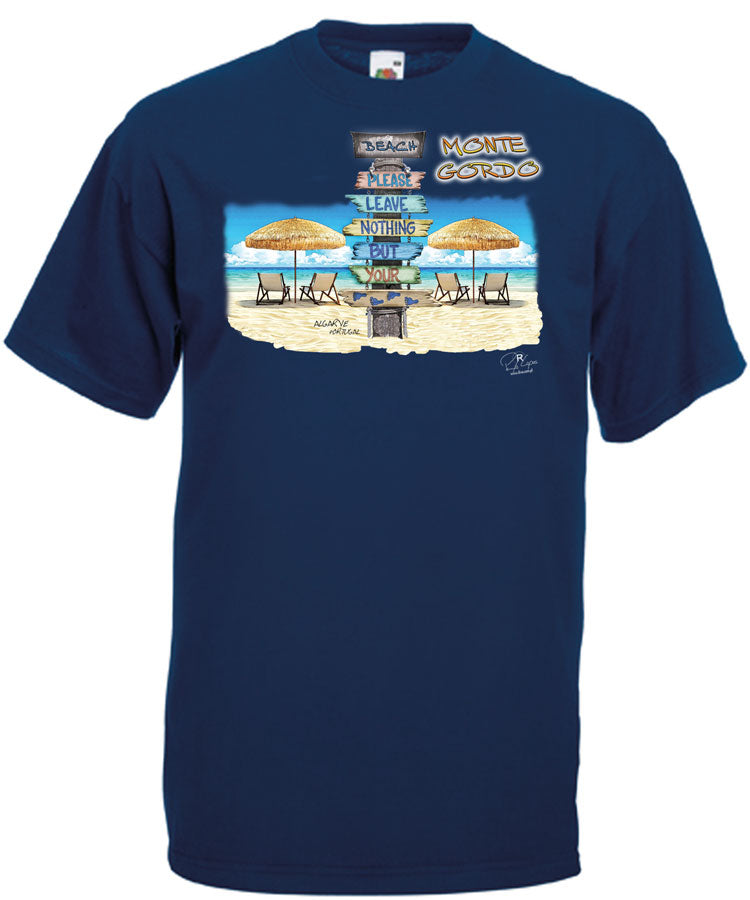 T-shirt Pegadas Monte Gordo