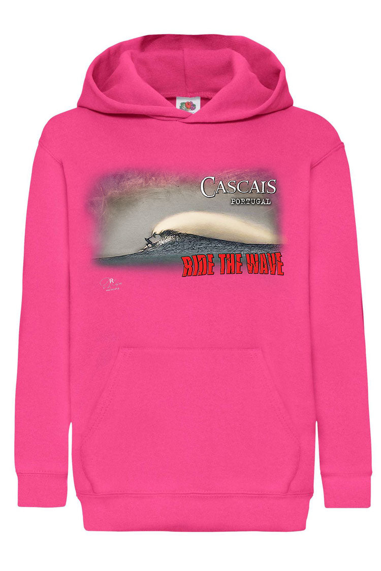 Sweatshirt Kids Ride the Wave Cascais