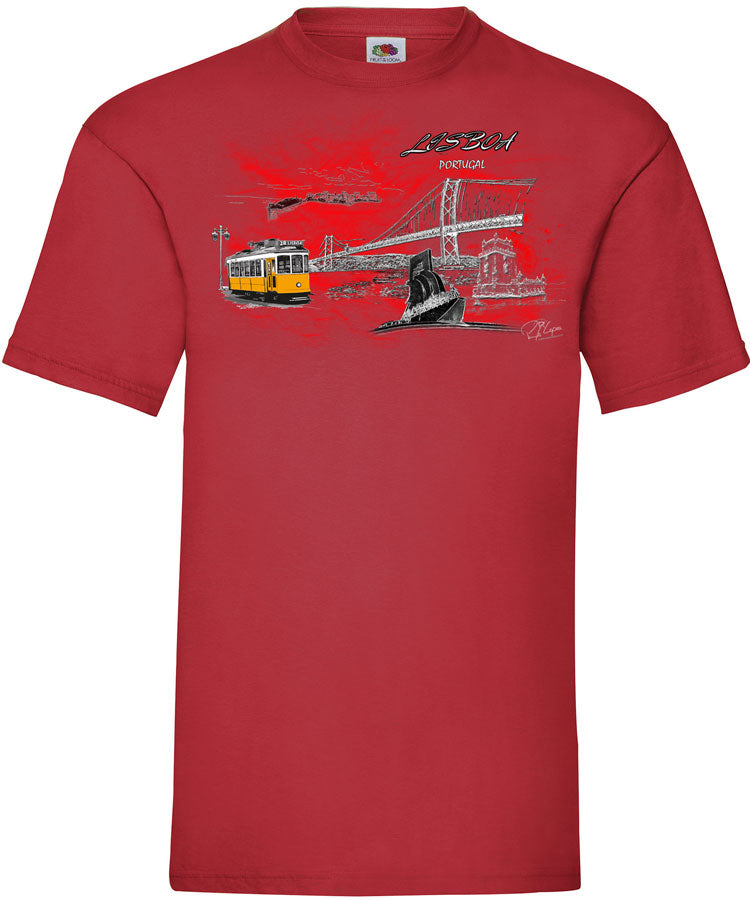 T-shirt Lisboa em Chamas