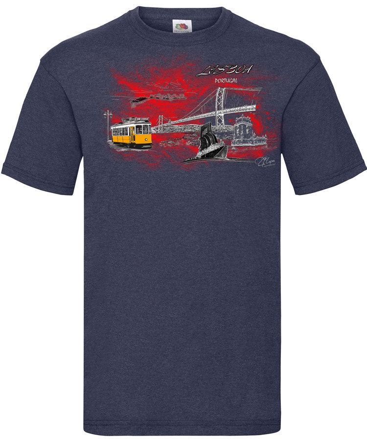 T-shirt Lisboa em Chamas