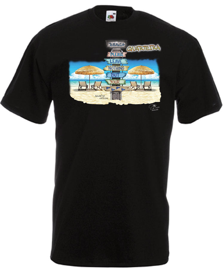 T-shirt Pegadas Quarteira