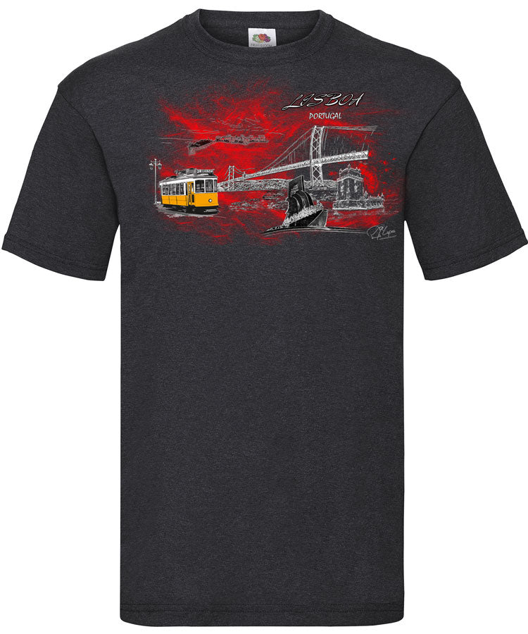 T-shirt Lisboa em Chamas