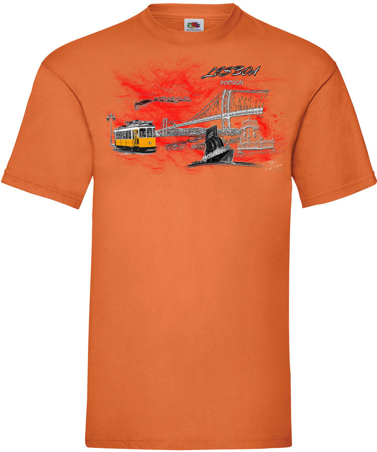T-shirt Lisboa em Chamas