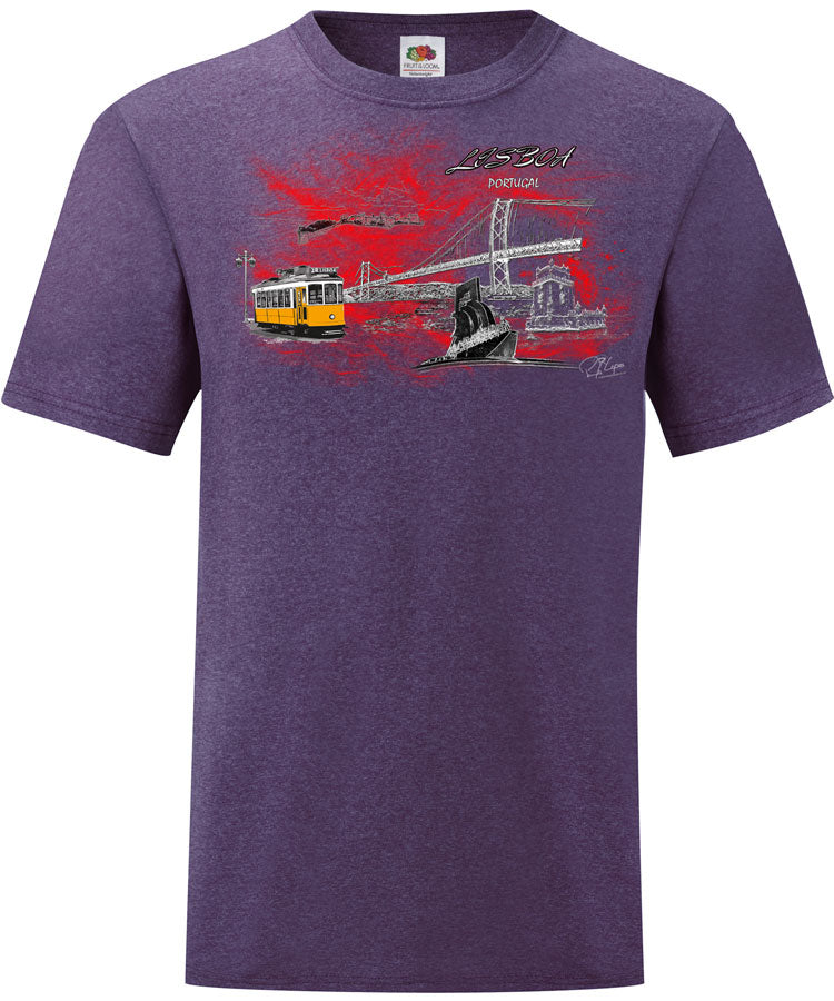 T-shirt Lisboa em Chamas