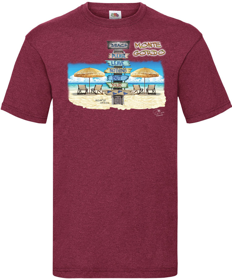T-shirt Pegadas Monte Gordo