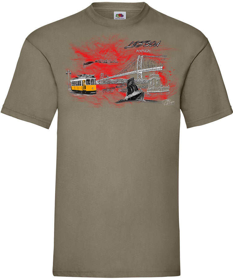 T-shirt Lisboa em Chamas