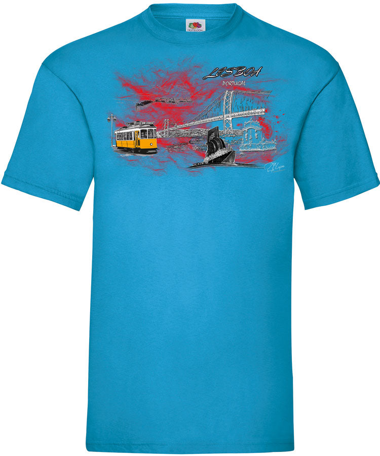 T-shirt Lisboa em Chamas