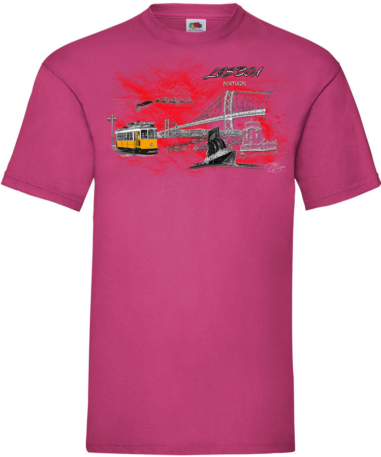 T-shirt Lisboa em Chamas