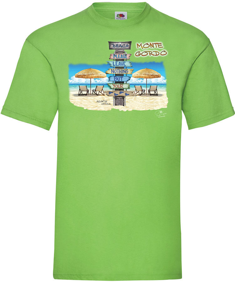 T-shirt Pegadas Monte Gordo