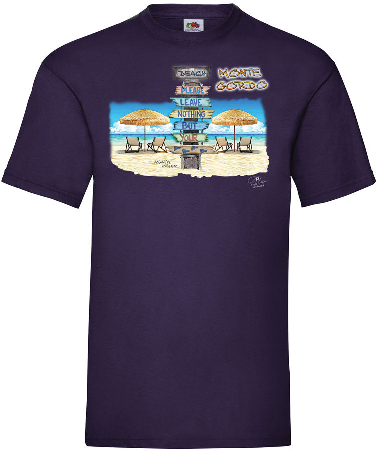 T-shirt Pegadas Monte Gordo