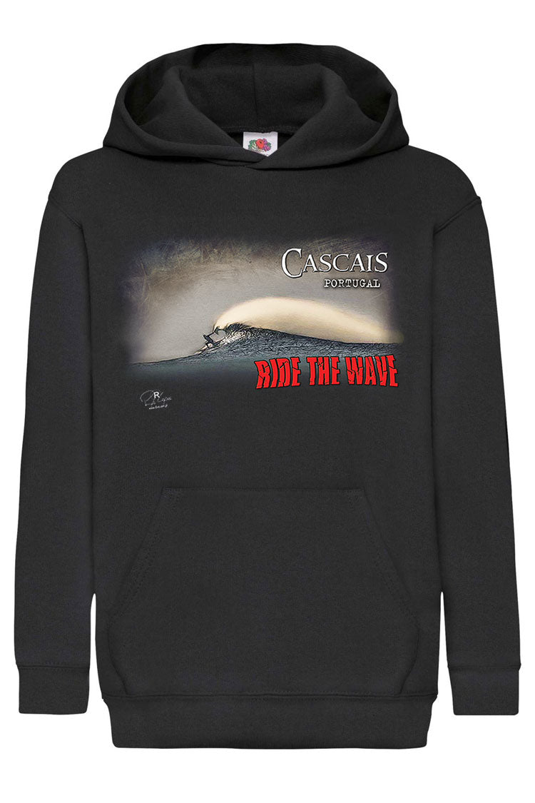 Sweatshirt Kids Ride the Wave Cascais