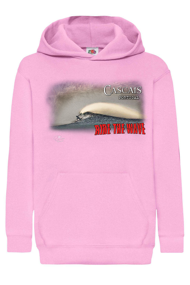 Sweatshirt Kids Ride the Wave Cascais