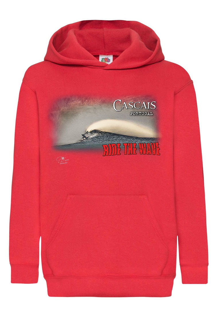 Sweatshirt Kids Ride the Wave Cascais