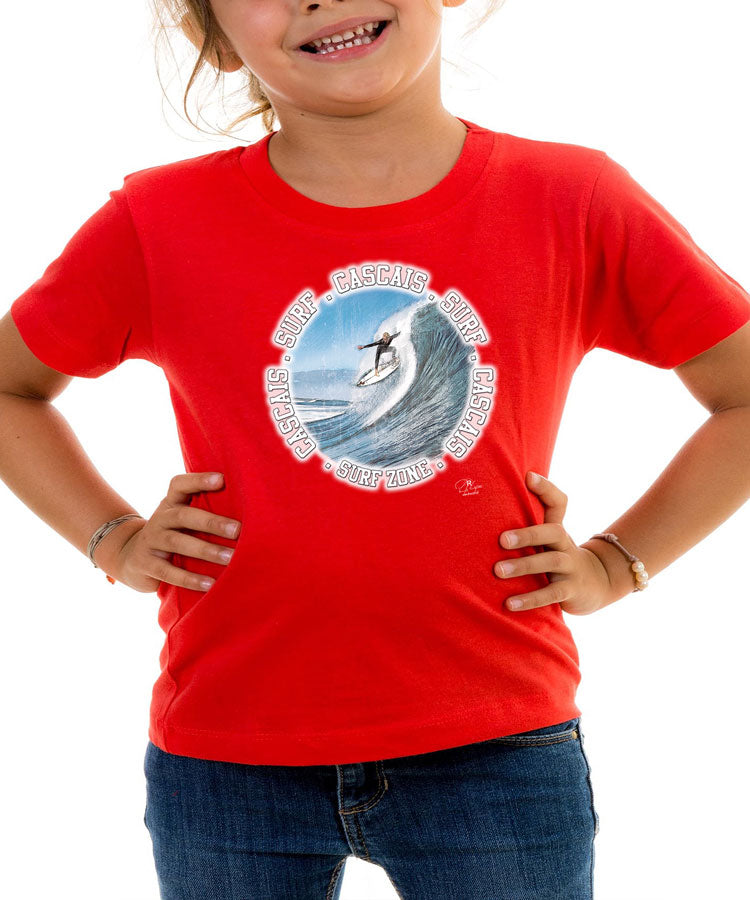 T-shirt Kids Surf Zone Cascais