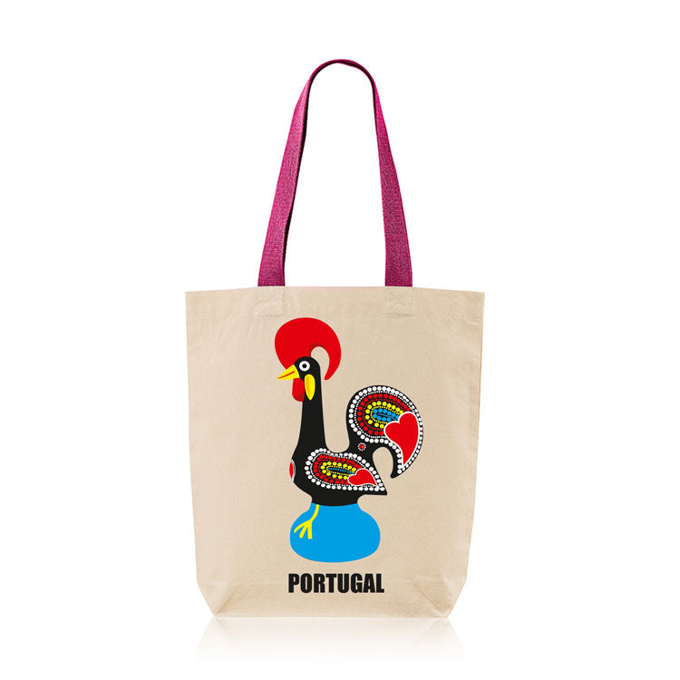 Saco de Asa Colorida Galo Barcelos