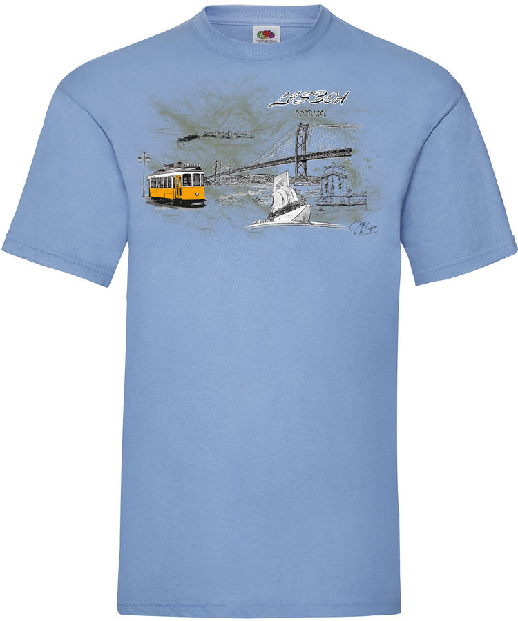 T-shirt Lisboa em Chamas
