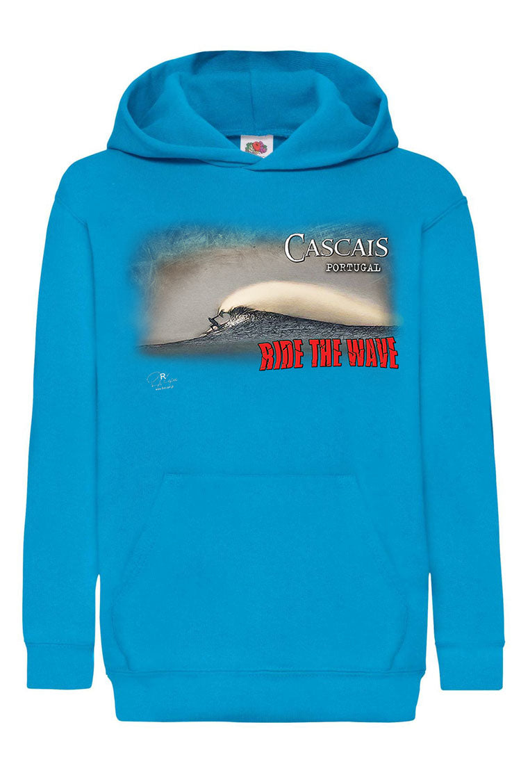 Sweatshirt Kids Ride the Wave Cascais