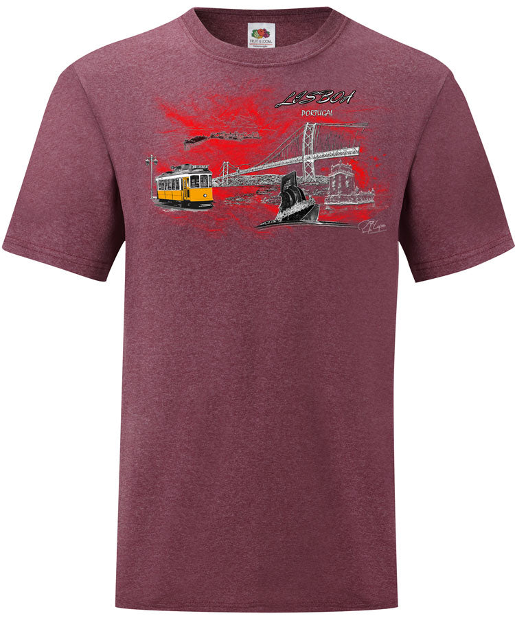 T-shirt Lisboa em Chamas