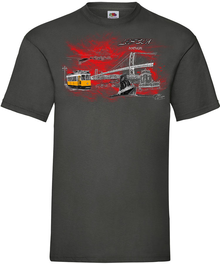 T-shirt Lisboa em Chamas