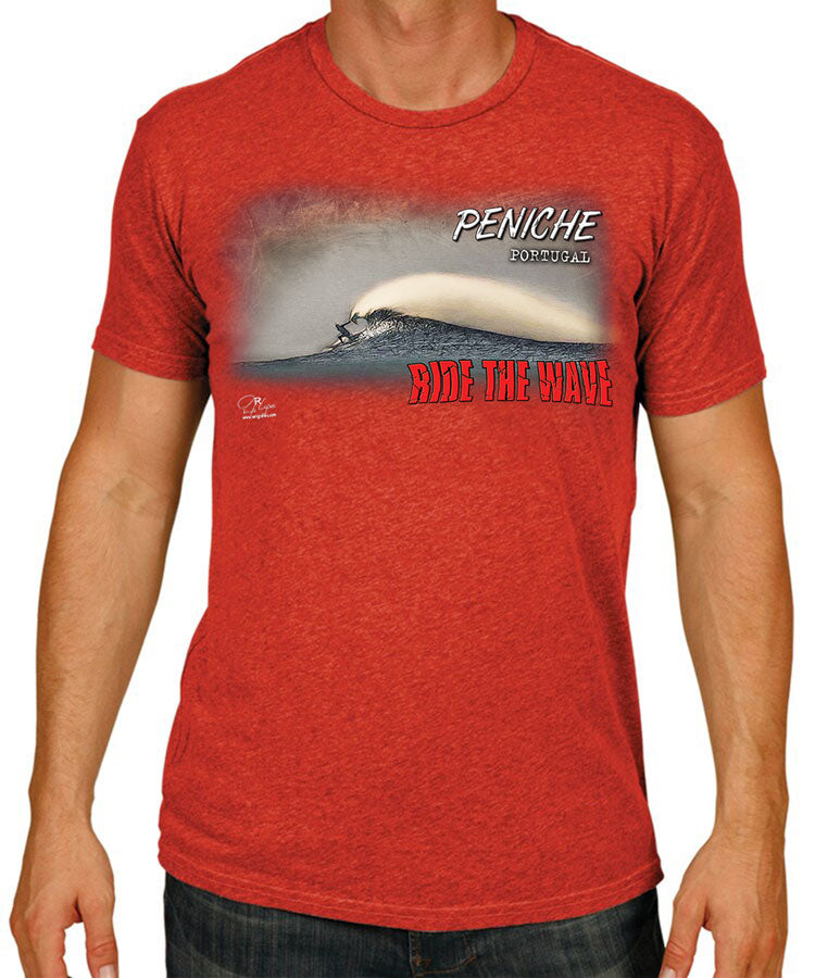 T-shirt Ride the Wave Peniche