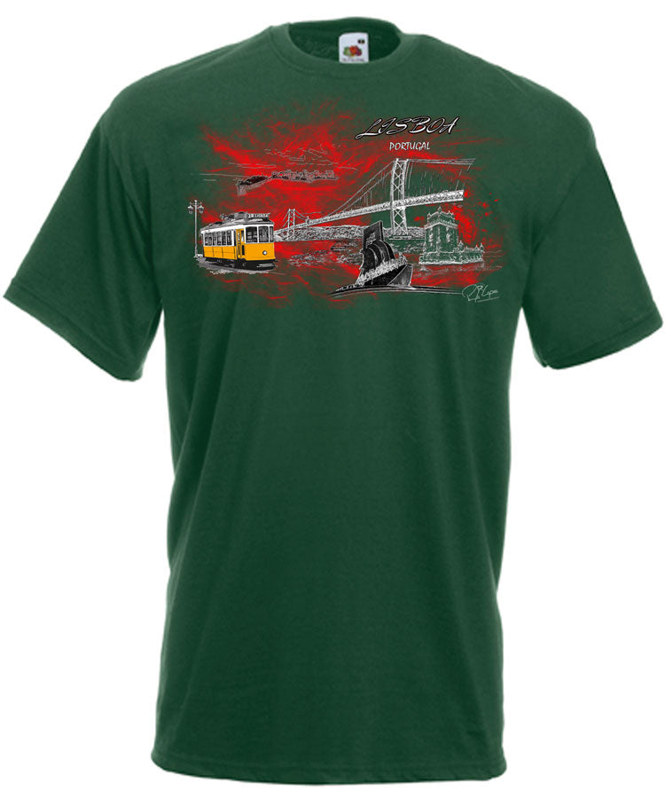 T-shirt Lisboa em Chamas