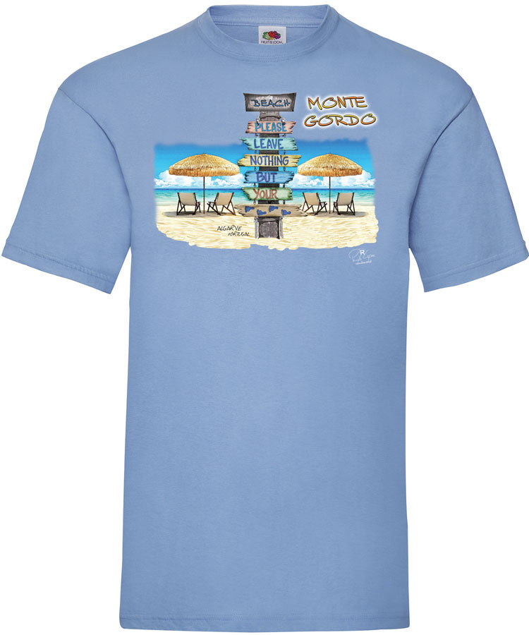 T-shirt Pegadas Monte Gordo