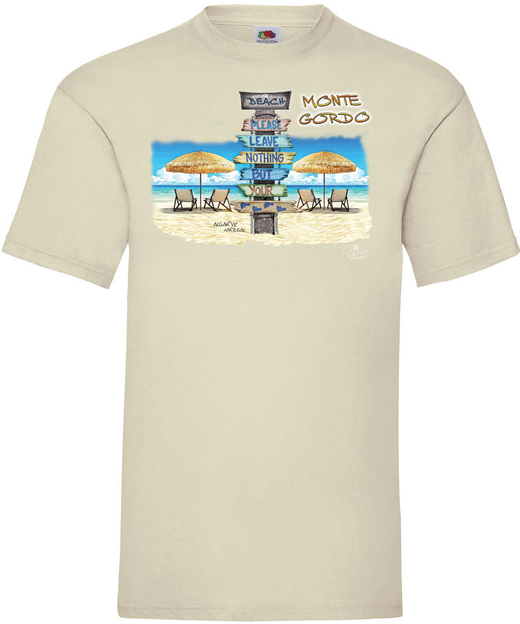 T-shirt Pegadas Monte Gordo