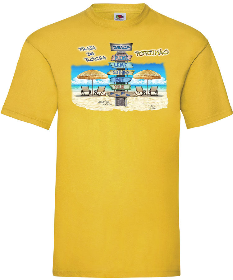 T-shirt Pegadas Praia da Rocha