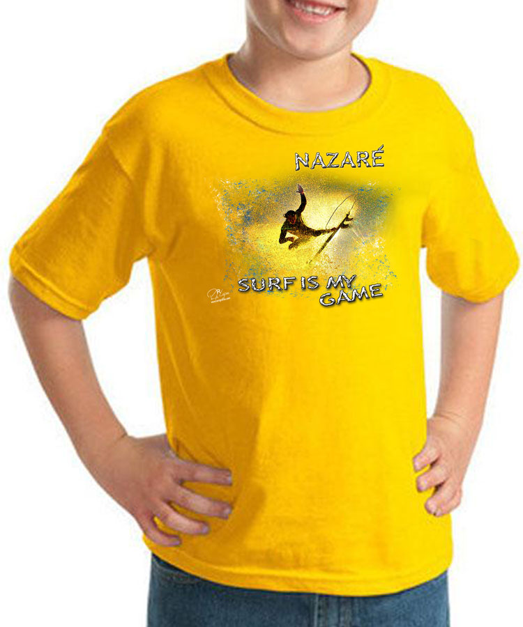 T-shirt Kids Surf is My Game Nazaré