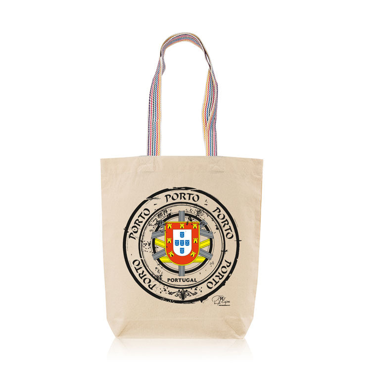 Saco de Asa Colorida Selo Escudo Porto