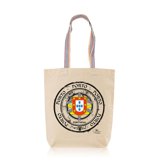 Saco de Asa Colorida Selo Escudo Porto