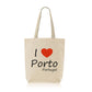 Saco de Asa Colorida I Love Porto